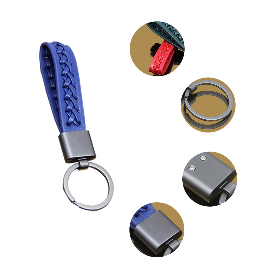 Braided Leather Key Chain 8