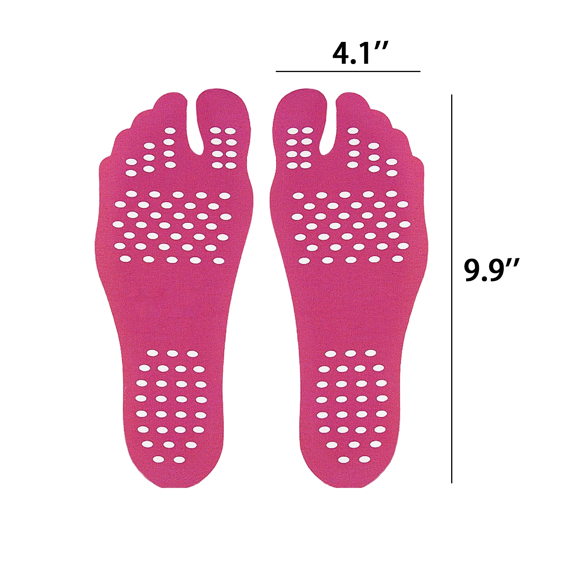 Invisible Stick-on Beach Foot Insoles 3