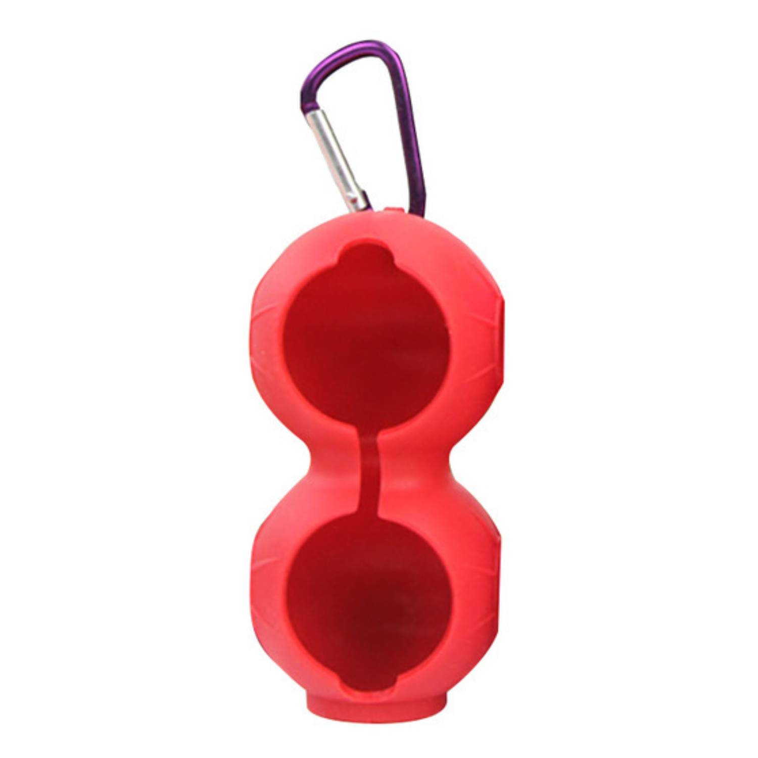 Duo Silicone Golf Ball Holder with Carabiner 7