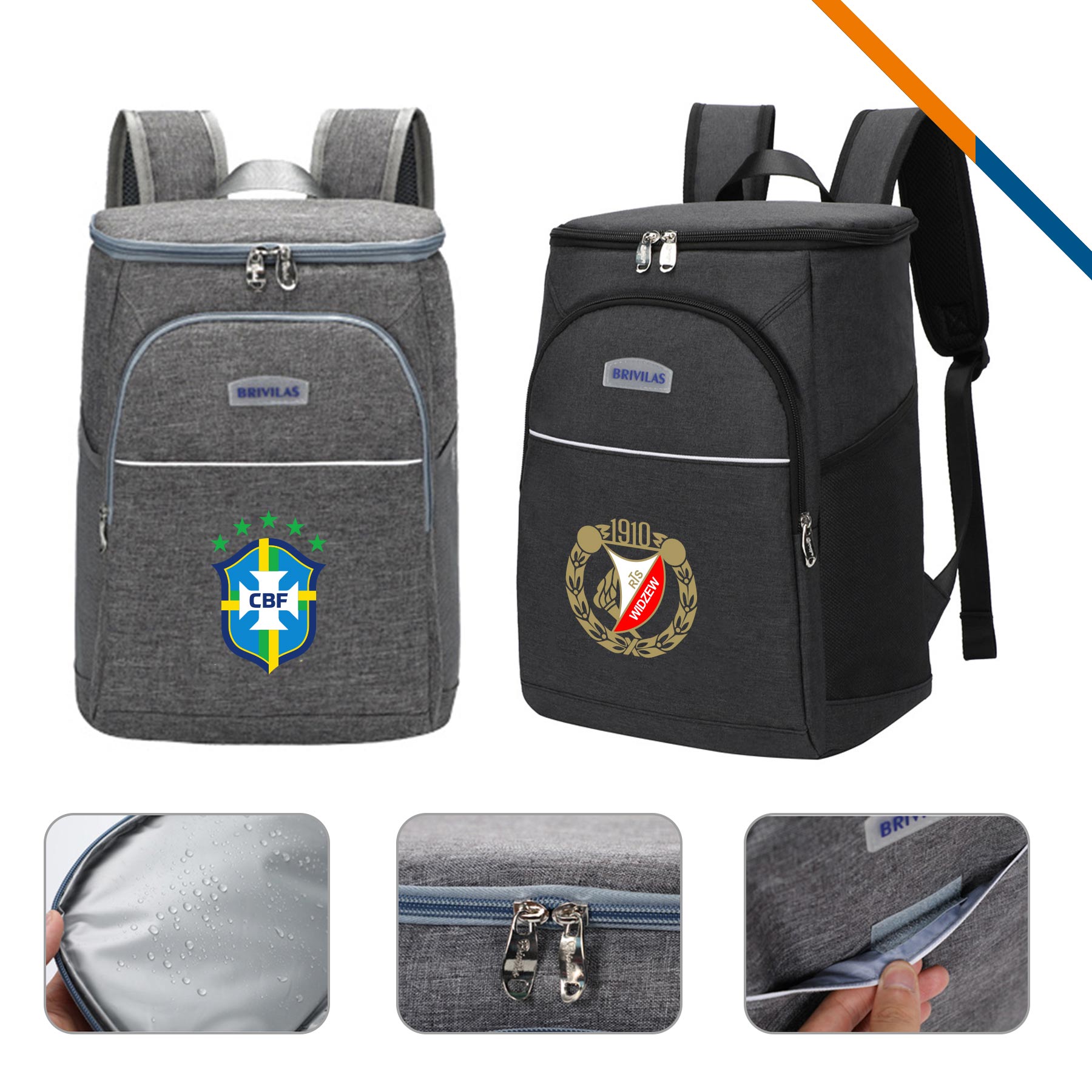 Larory PEVA Insulated Cooler Backpack 3