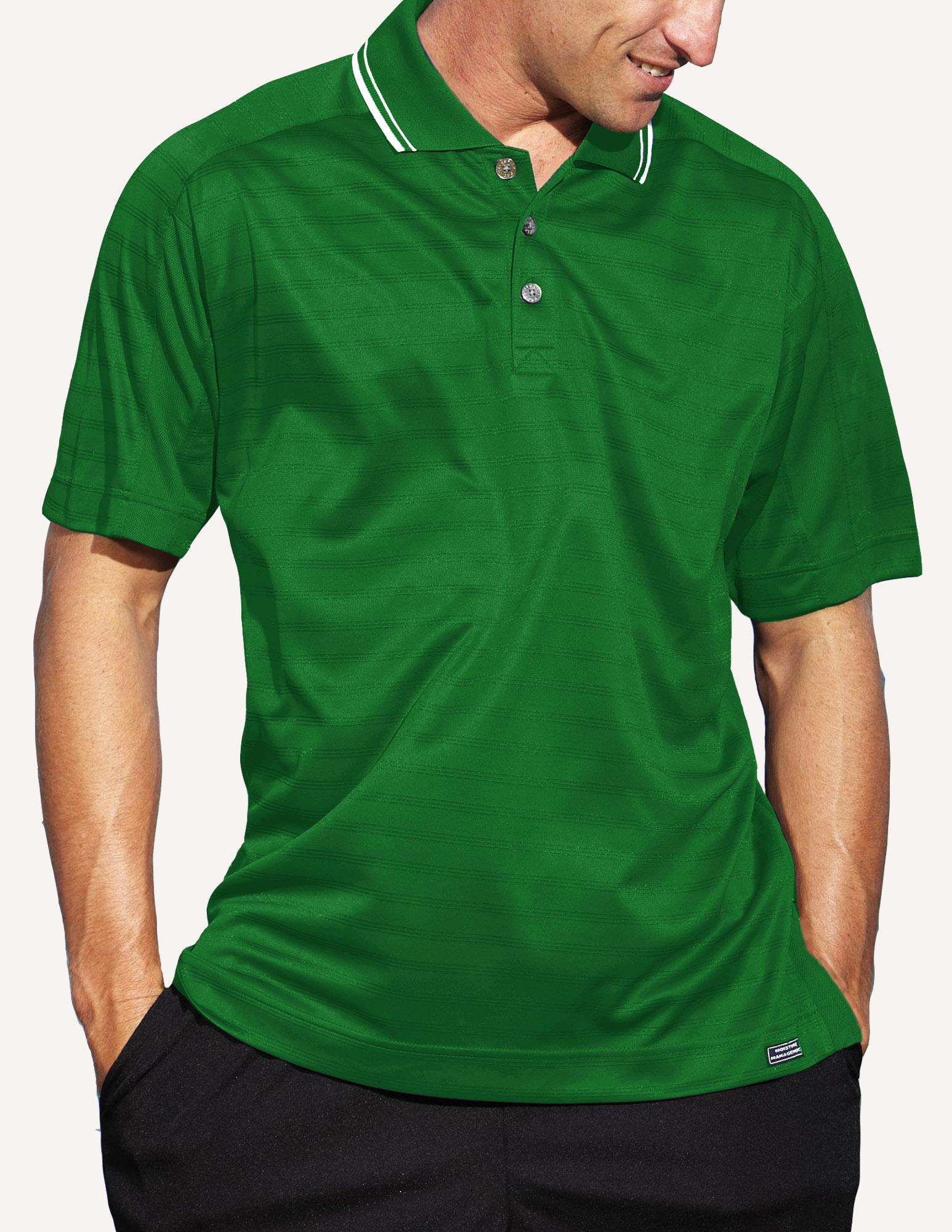 Men's Ambassador Engineer Track Knit Polo Shirt 6