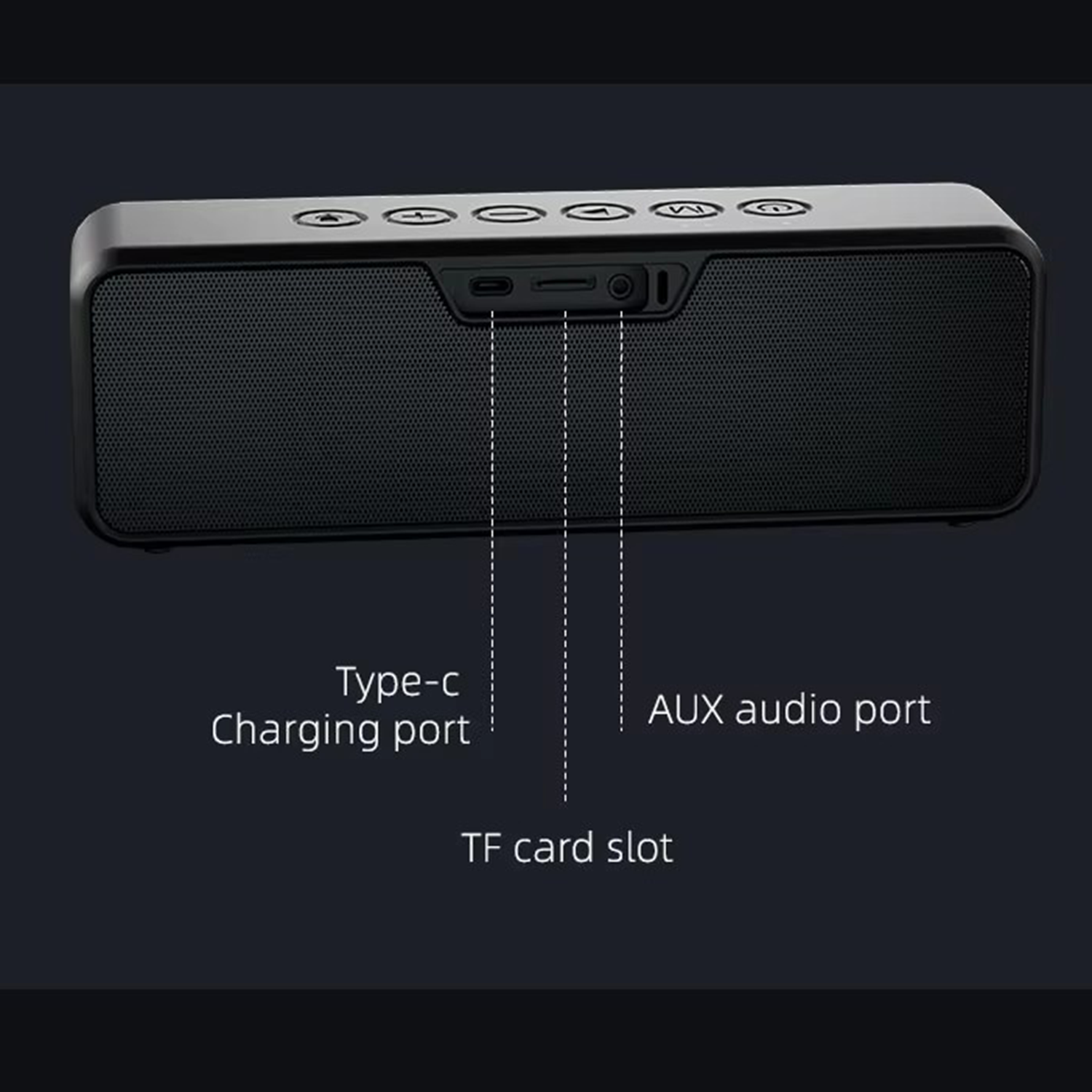 Bluetooth Speaker w/ Loud Stereo Sound 5