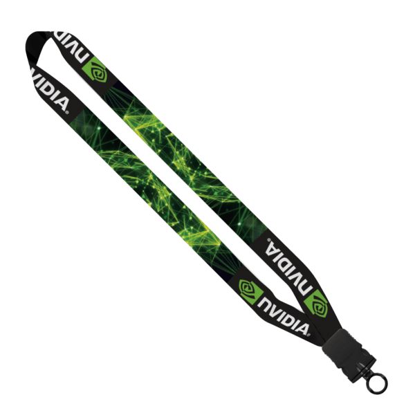 1" Dye-Sublimated Waffle Weave Lanyard 4
