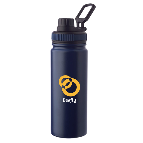 Stainless Steel Water Bottle with Handle - Single Wall, 23 11