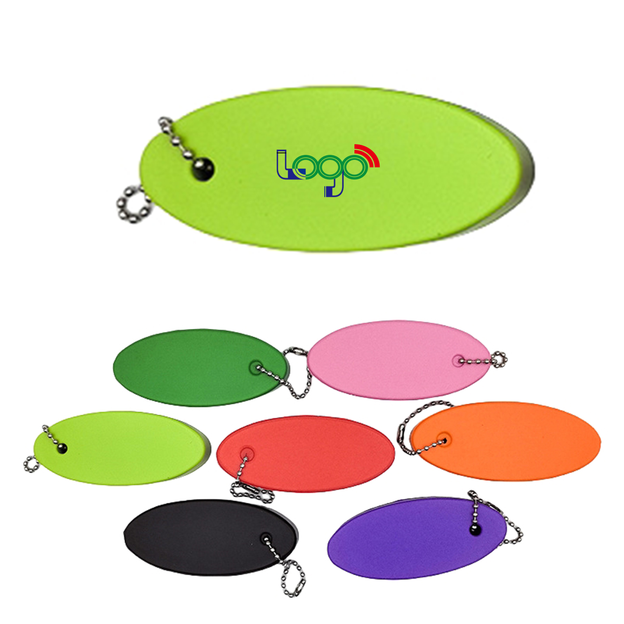 Buoy Foam Fishing Personalized Key Ring 1