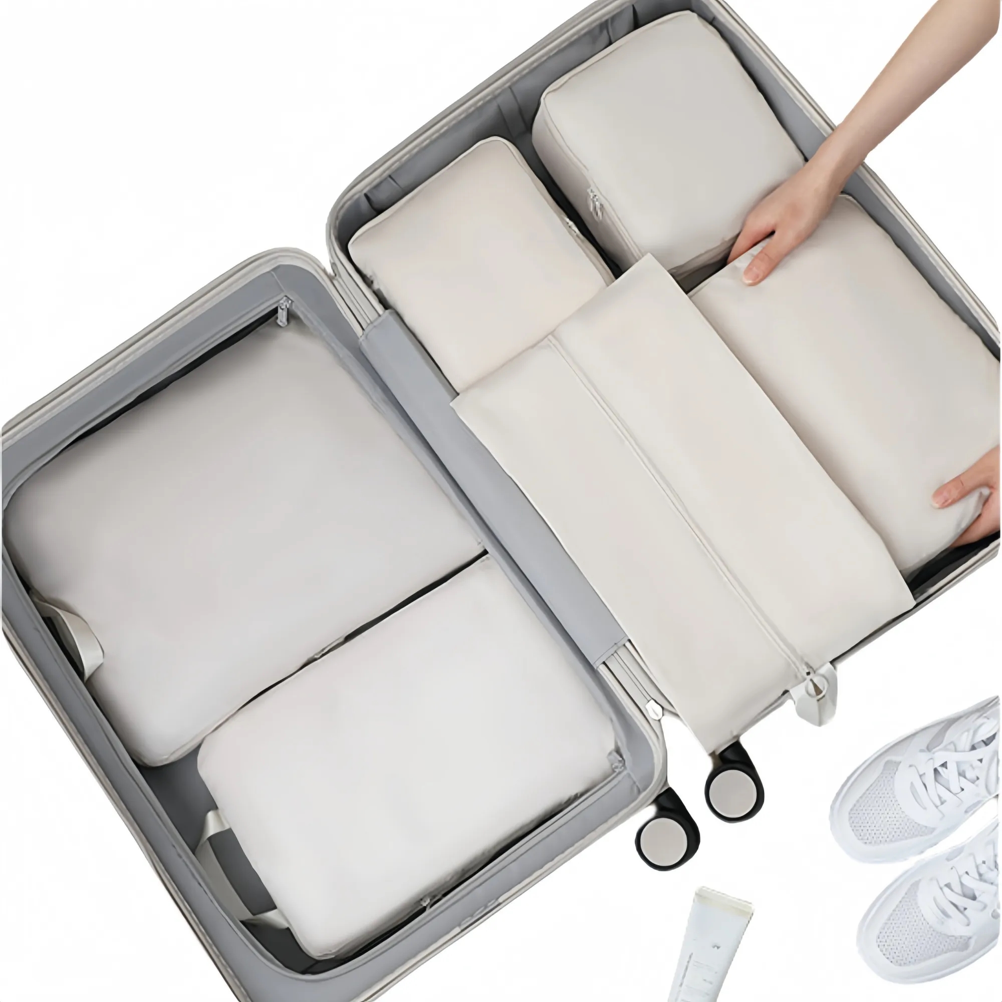 6 Piece Pack Travel Storage Bags 3