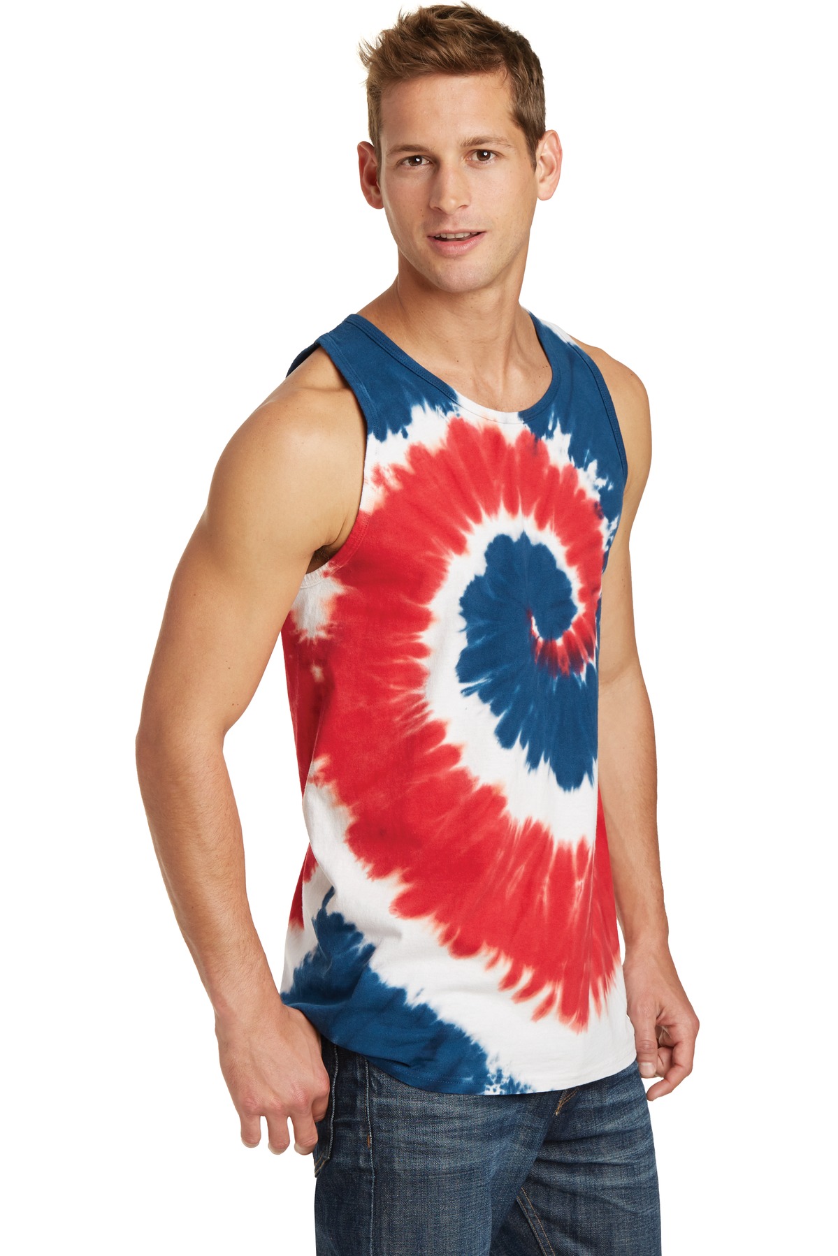 Port & Co Tie-Dye Tank Top. PC147TT 23