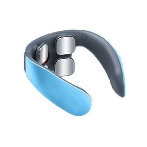 4 Heads Rechargeable Electric Pulse Neck Massager With Magnetic Electrode Pads 15