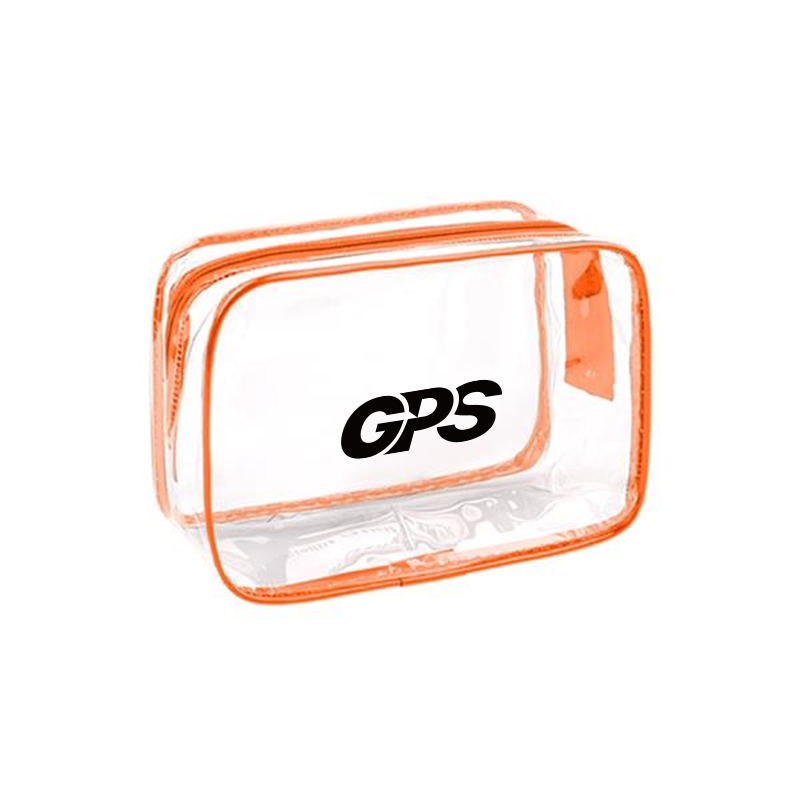 PVC Zippered Toiletry Makeup Bag Handle Bag 5