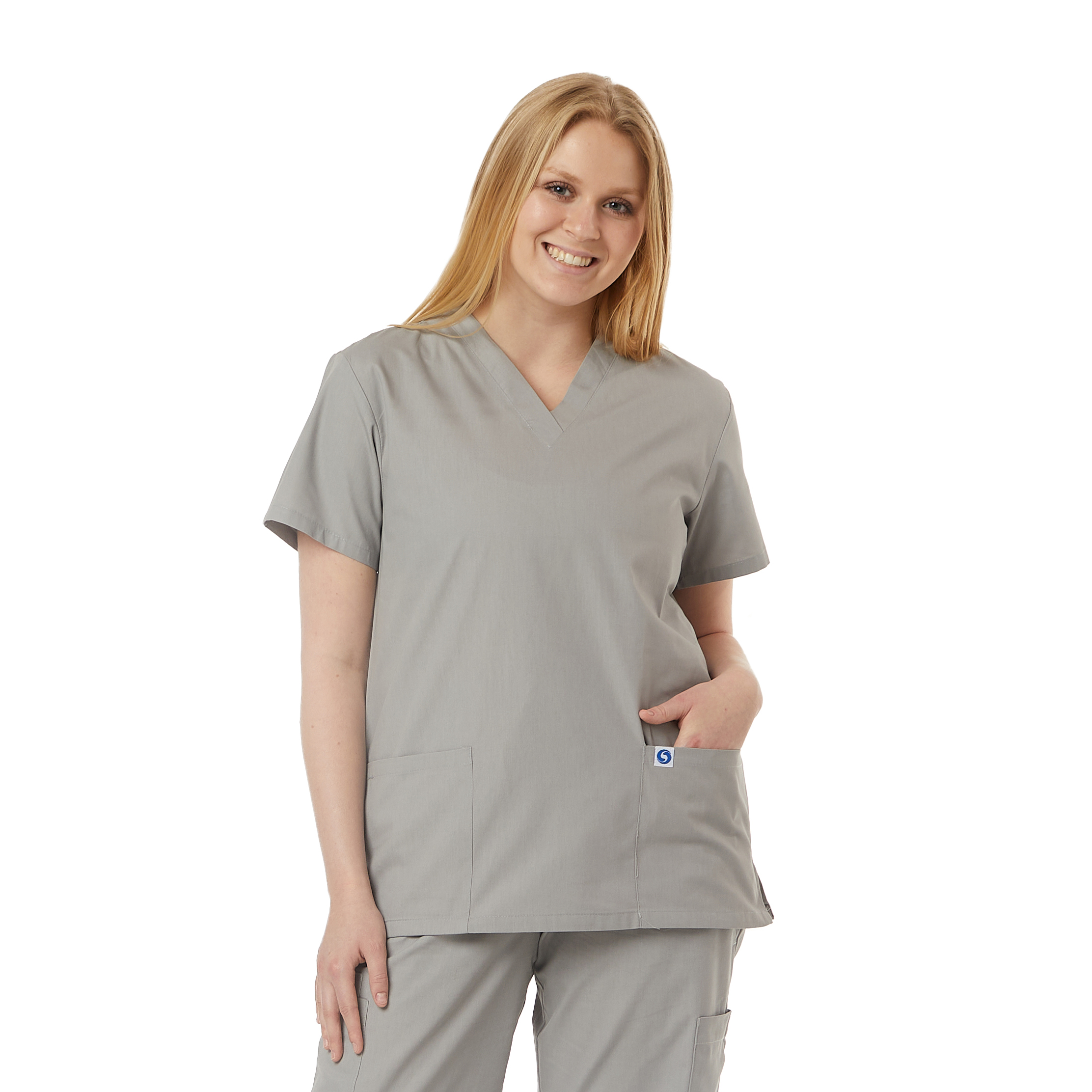 Unisex V-Neck Scrub Tunic 7