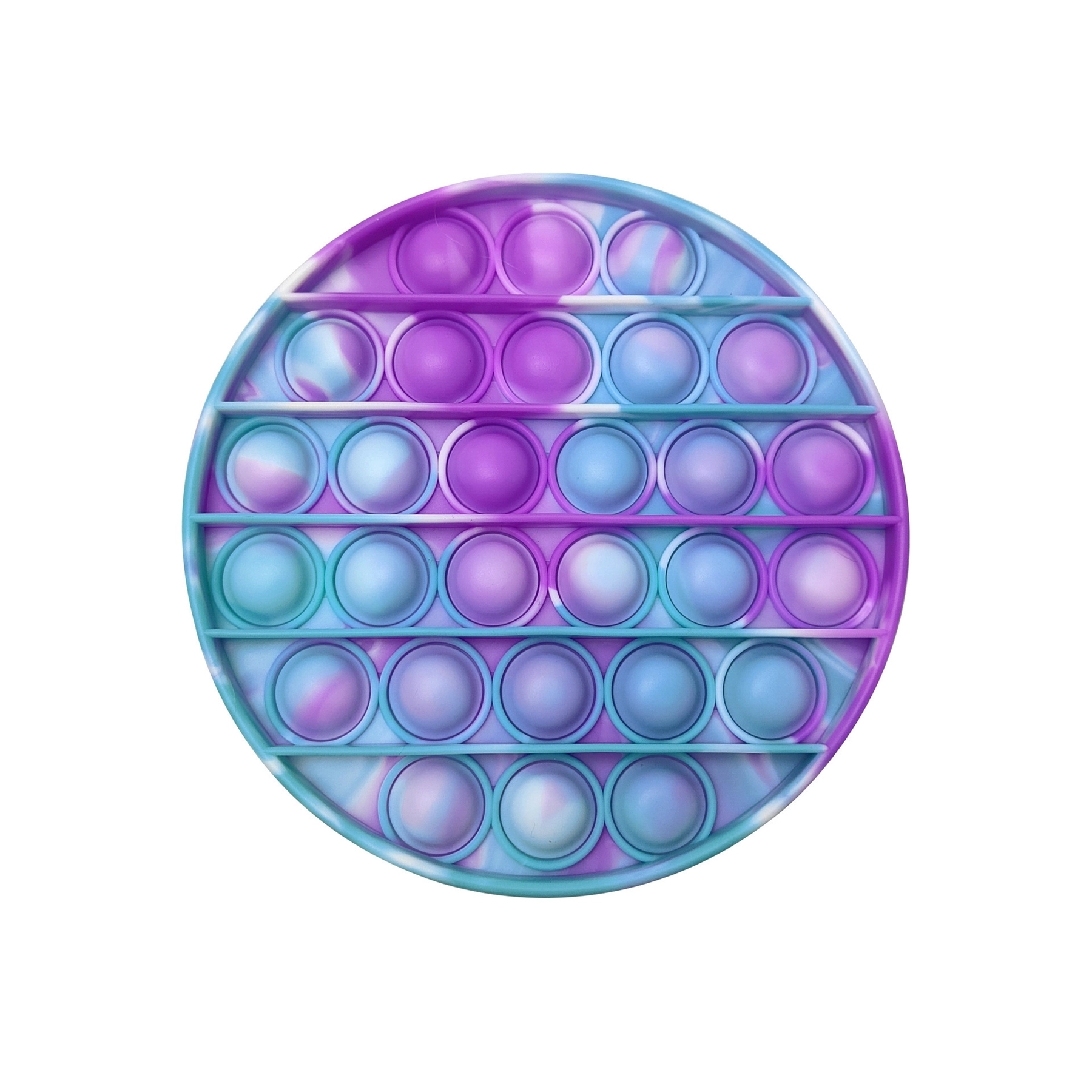 Round Camouflage Push Pop Bubble Fidget Toy 3