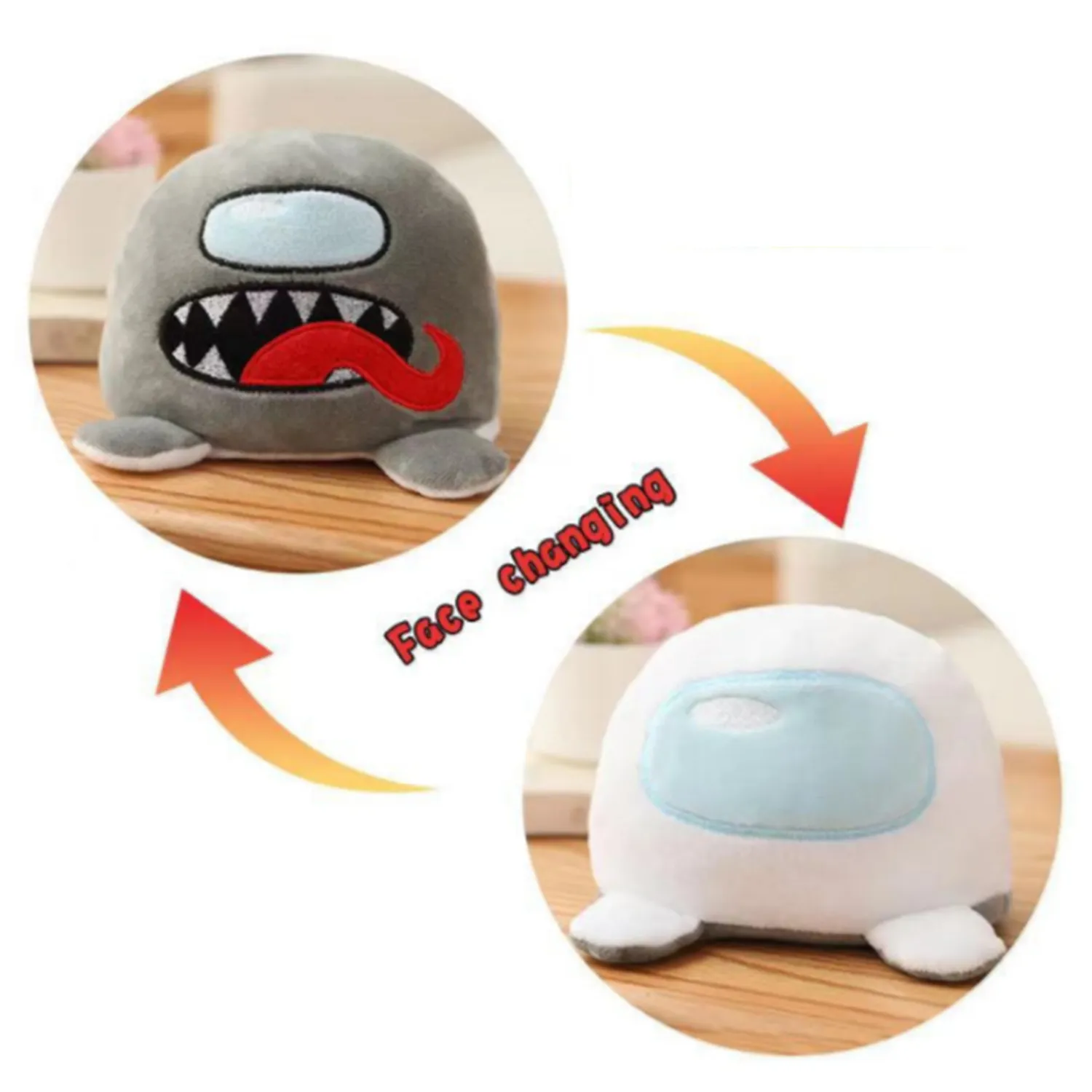Reversible Expression Plush Toy 2