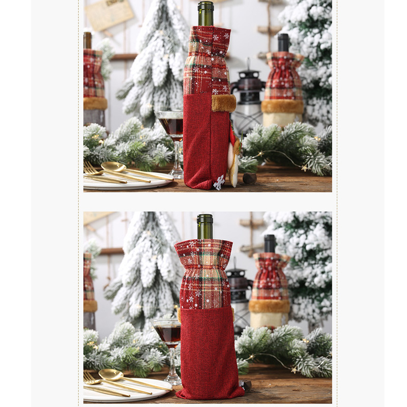 Christmas Wine Bottle Decoration Bag 3