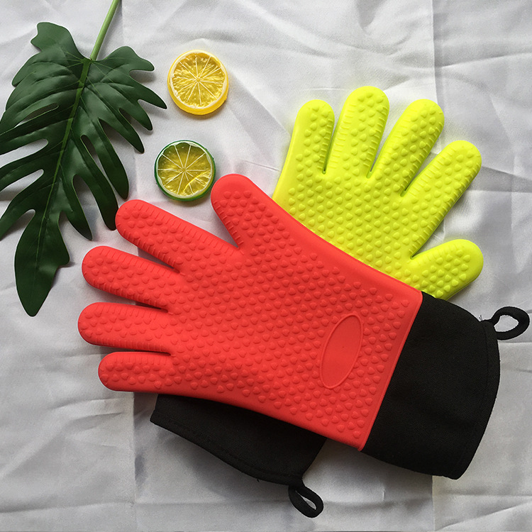 Heat Proof Silicone Oven Glove Oven Mitt 6