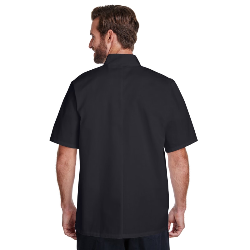 Artisan Collection By Reprime Unisex Studded Front Short-Sleeve Chef's Jacket 19