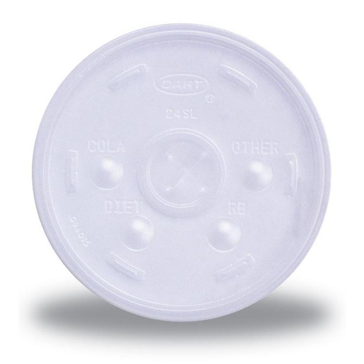 10 Oz. Foam Cup Straw-Slotted Lid