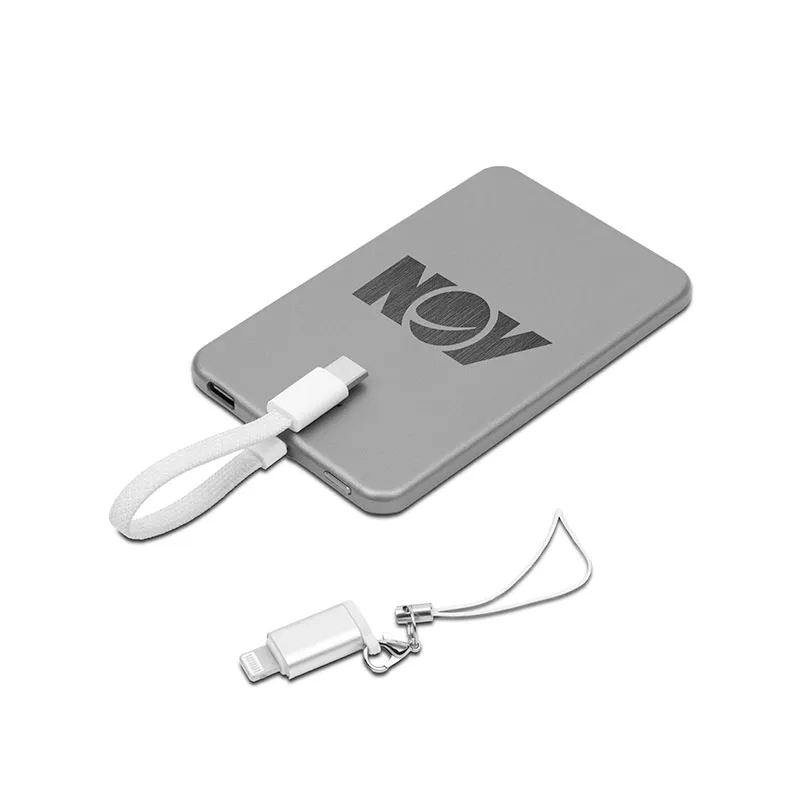 Ultra Thin Metal Magnetic Power Bank 3000mAh 1