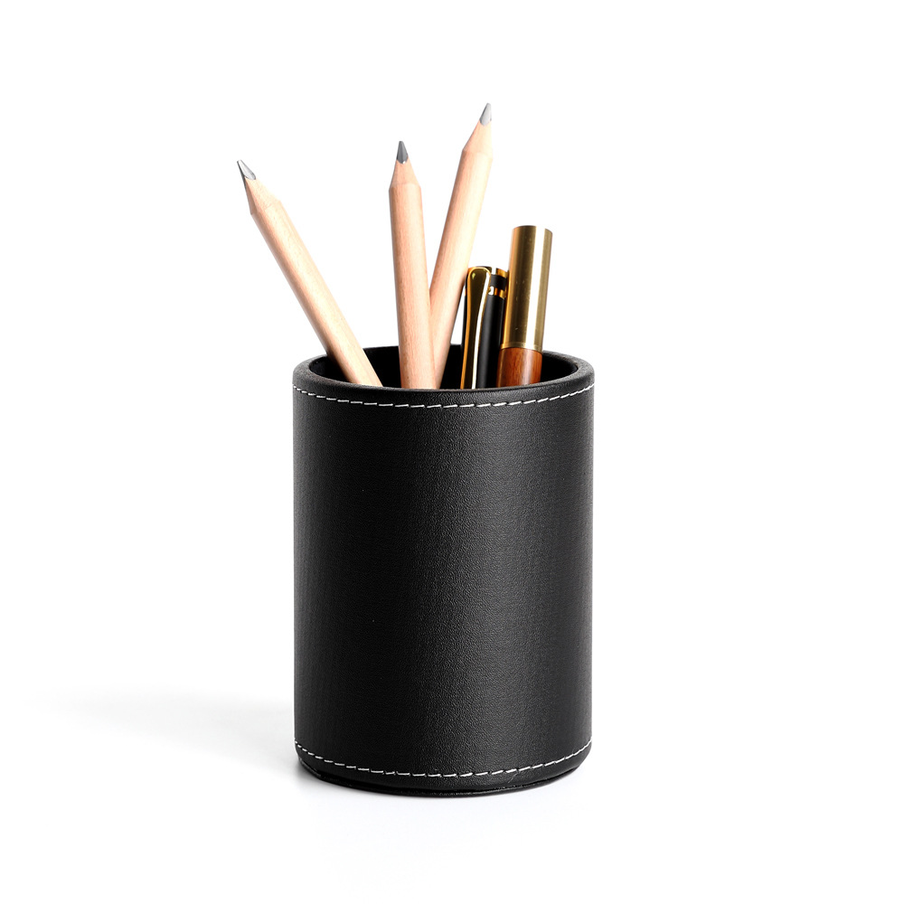 Leather Round Pen Holder 5