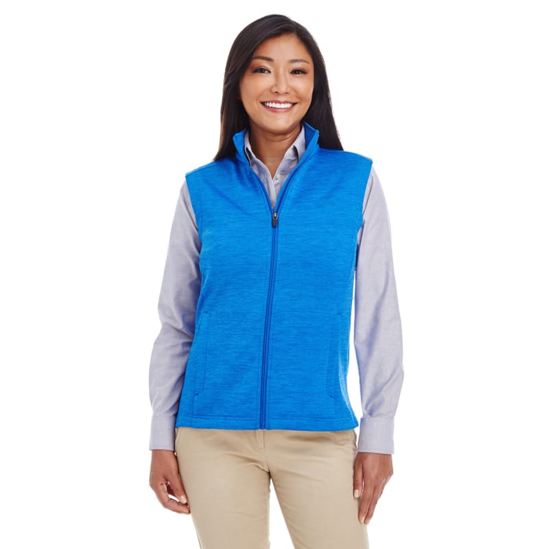 Devon & Jones Ladies' Newbury Mélange Fleece Vest 6