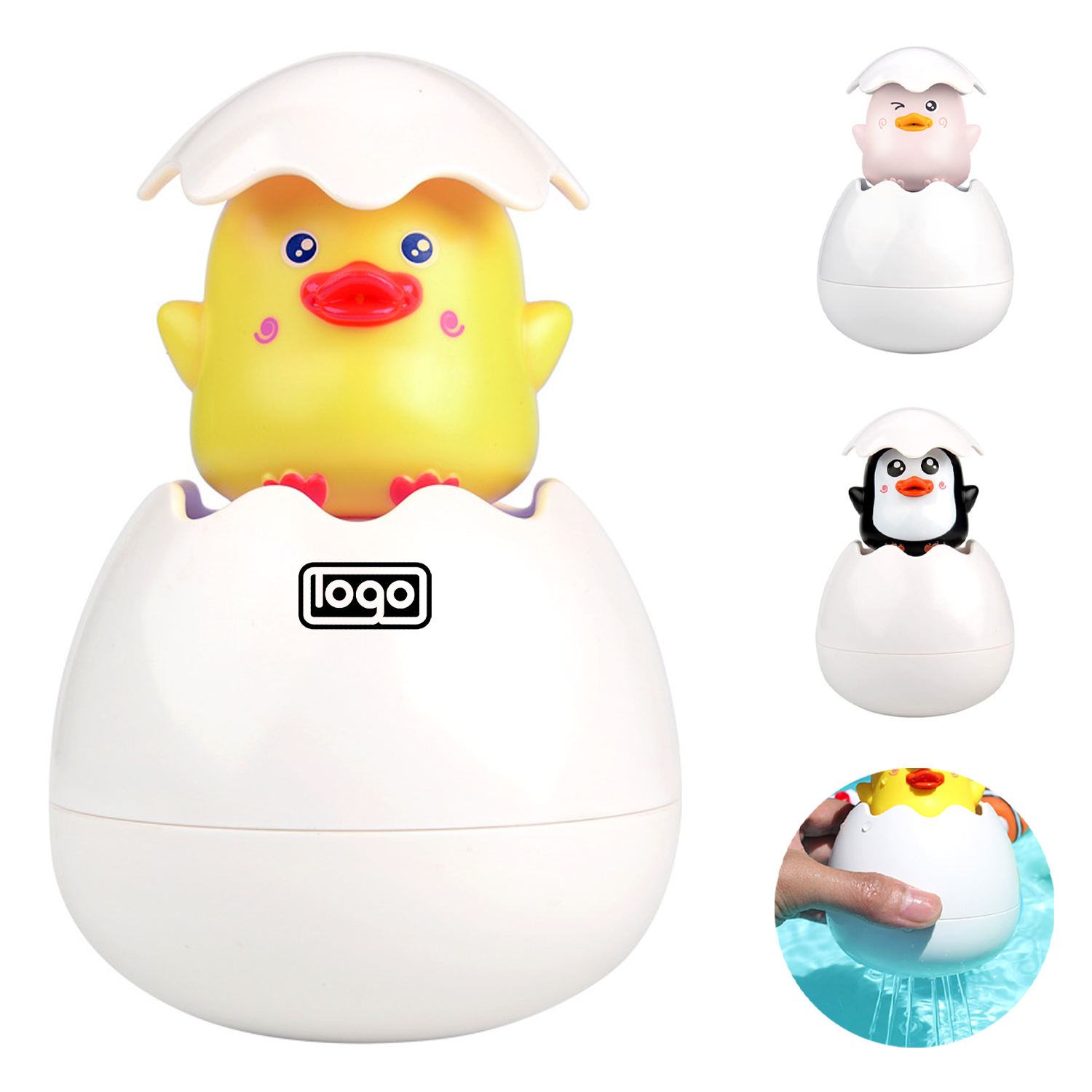 Water Bathtub Pool Fun Egg Baby Bath Toys 2