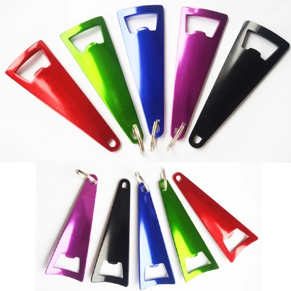 Aluminum Teepee Bottle Opener Key Ring 2