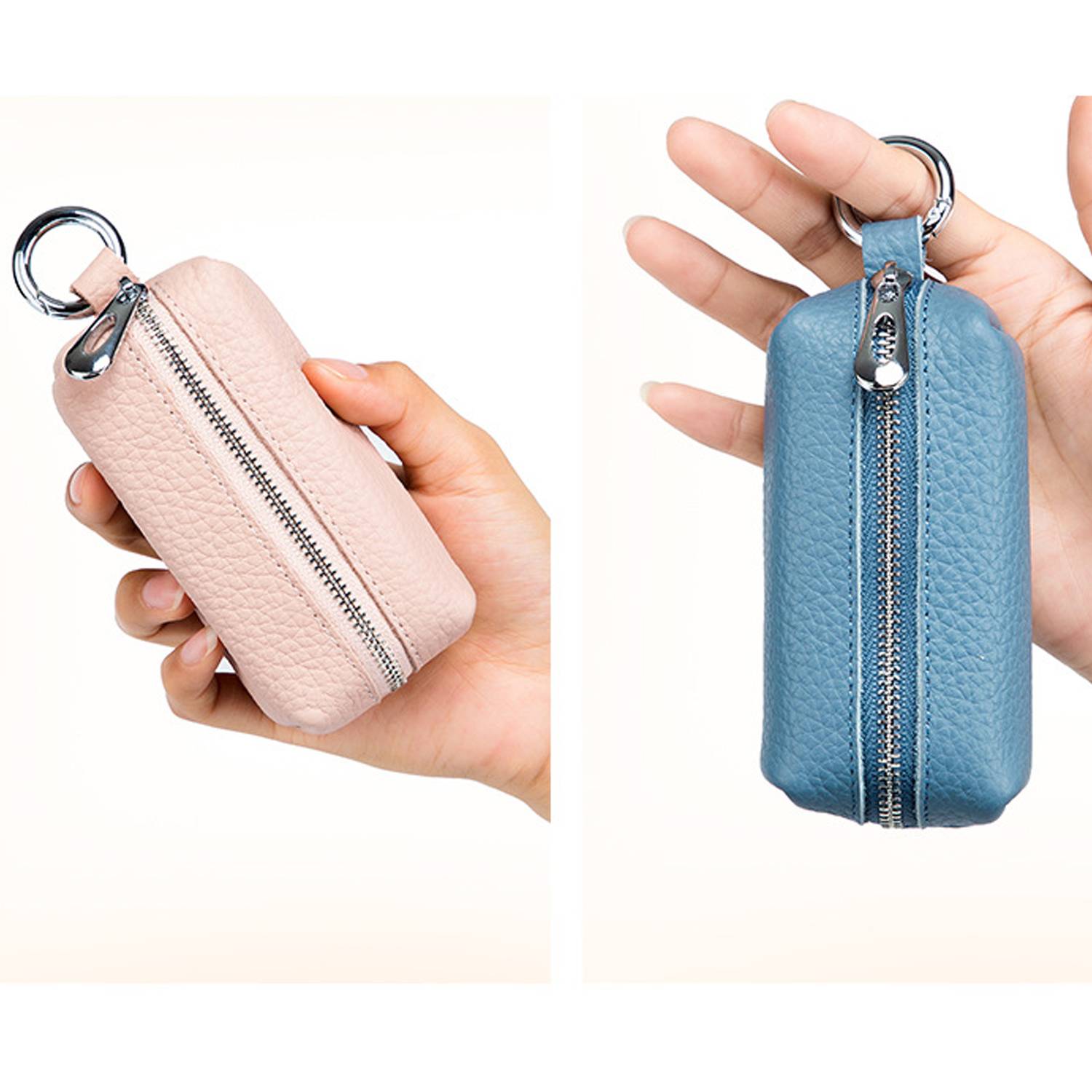 Large Capacity Soft Leather Car Keychain Wallet Purse 2