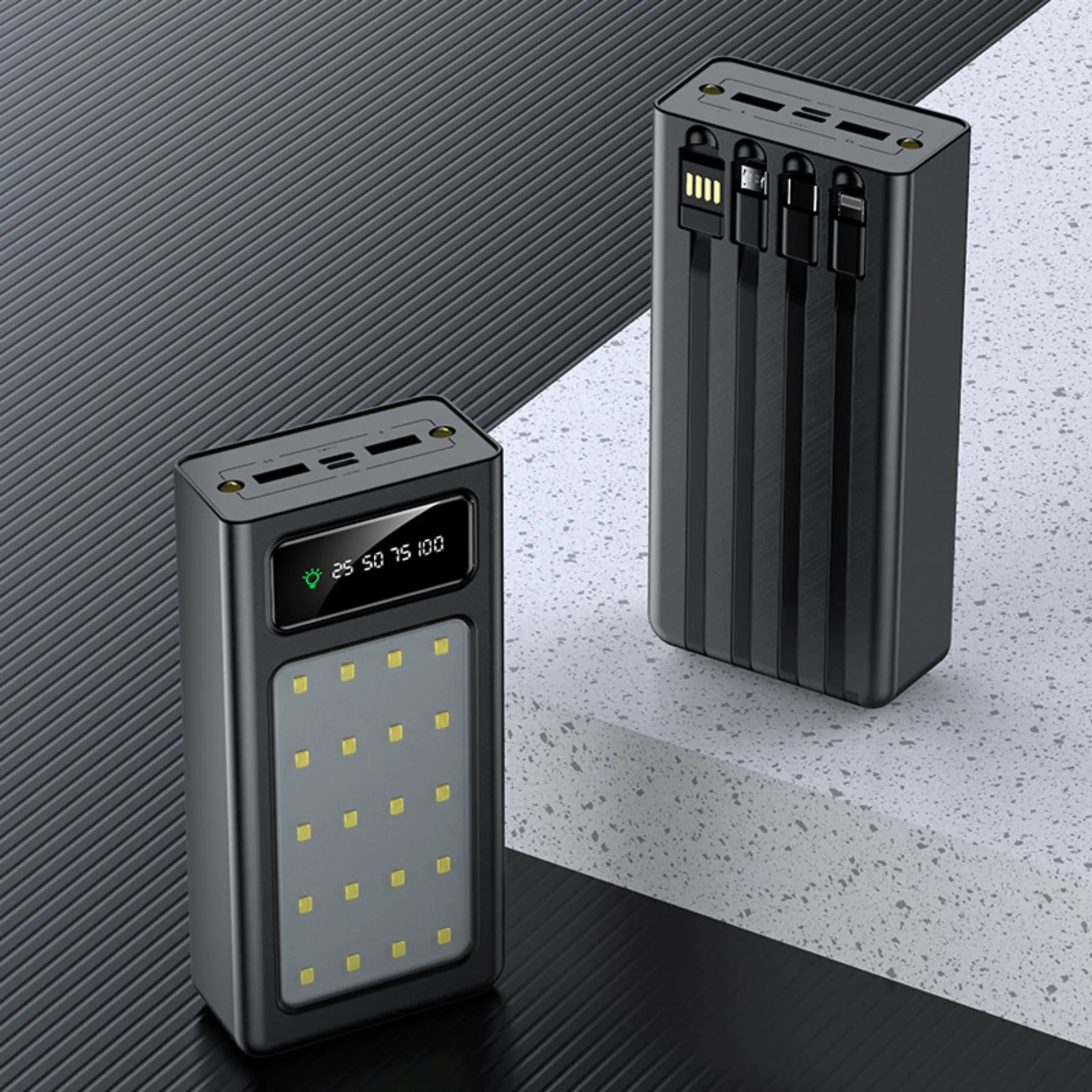 High Capcity Power Bank With LED Light 4
