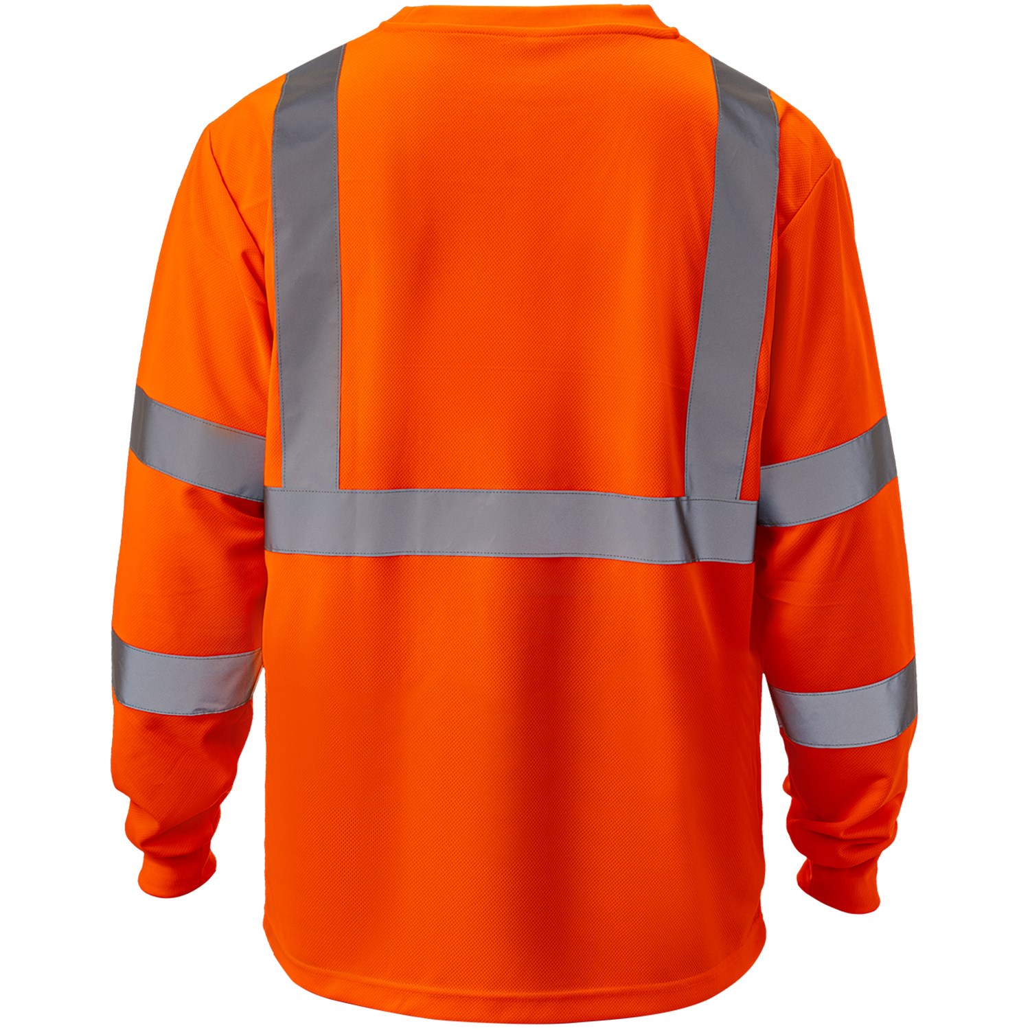 5 oz. Poly-Cotton Class 3 Reflective Tape Safety T-Shirt with Pocket 1