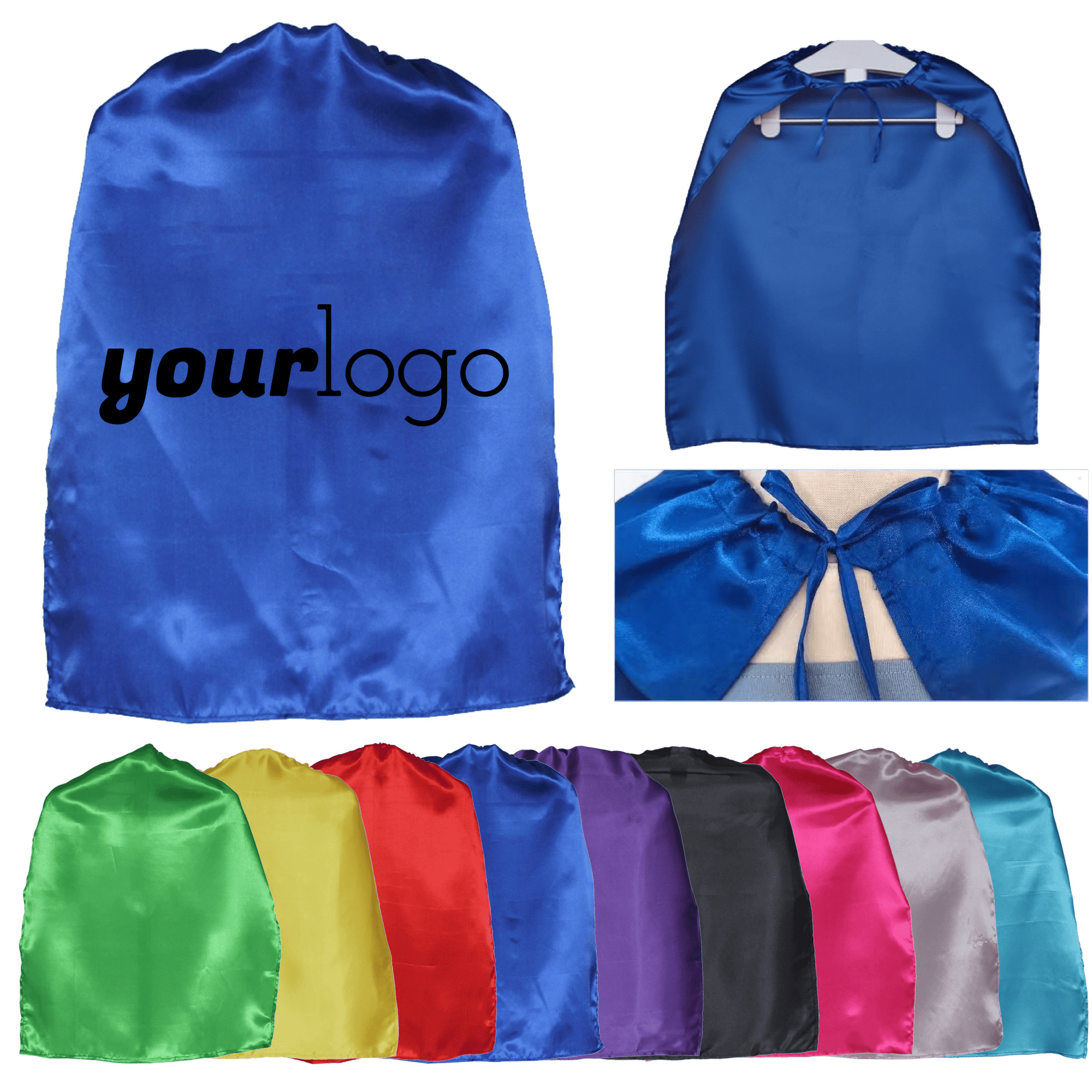 Kids Adjustable Polyester Tie-On Cape 2