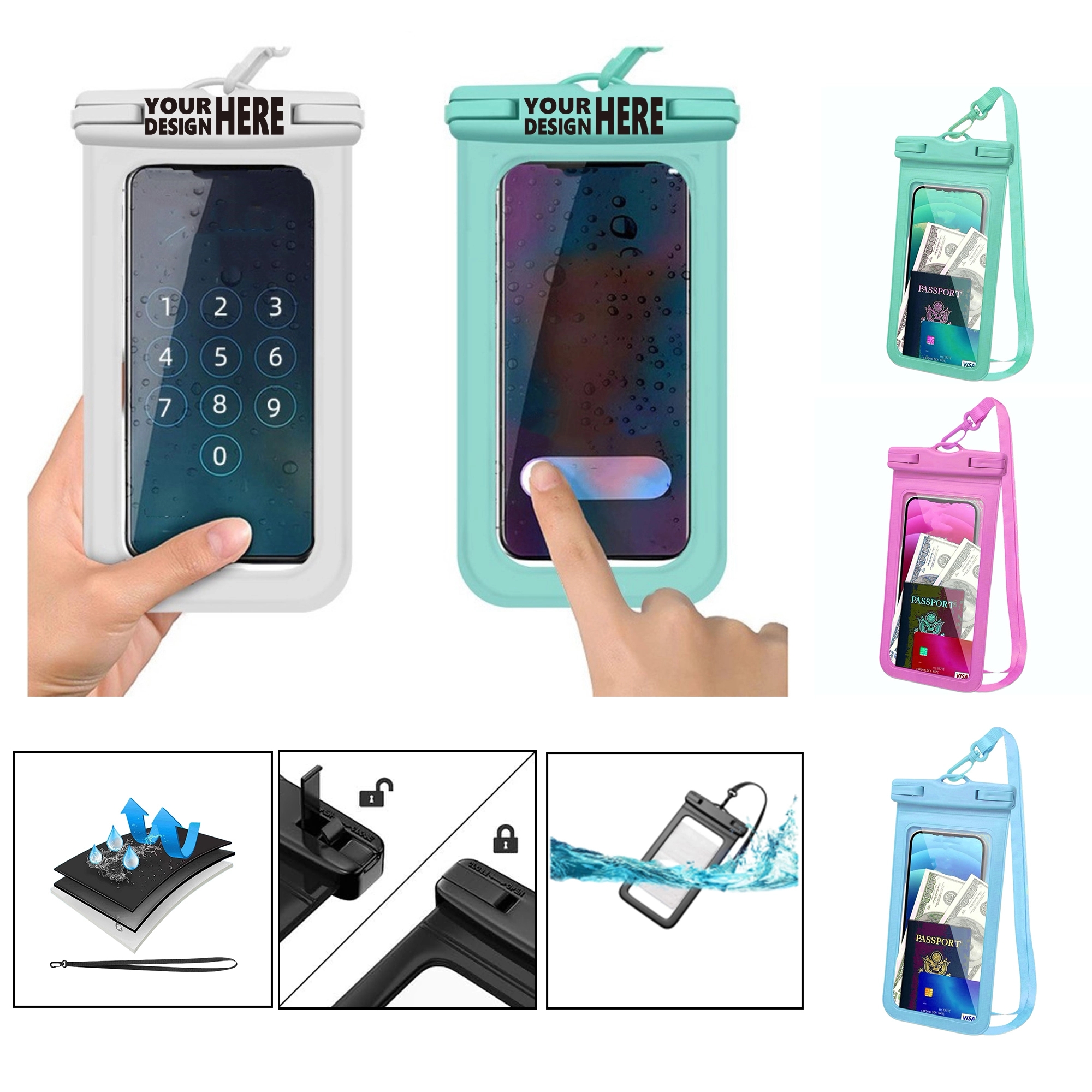Water-Proof Floating Protection Phone Pouch 1