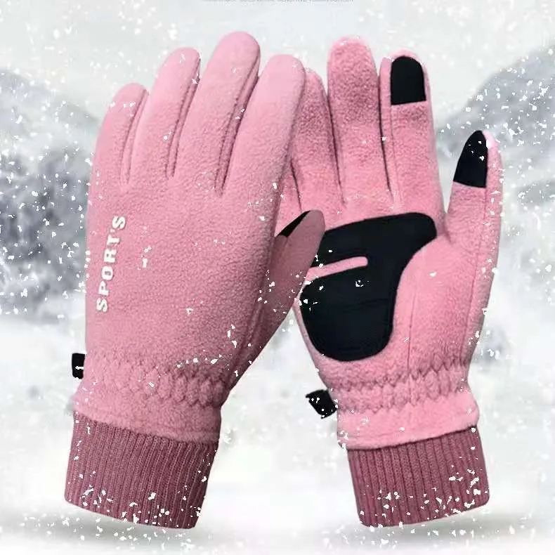 Windproof Touchscreen Fleece Winter Gloves 6
