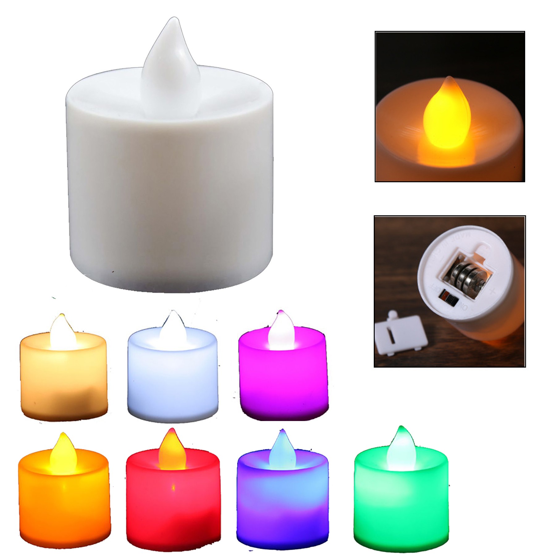 Flickering Bulb LED Fake Candles 4