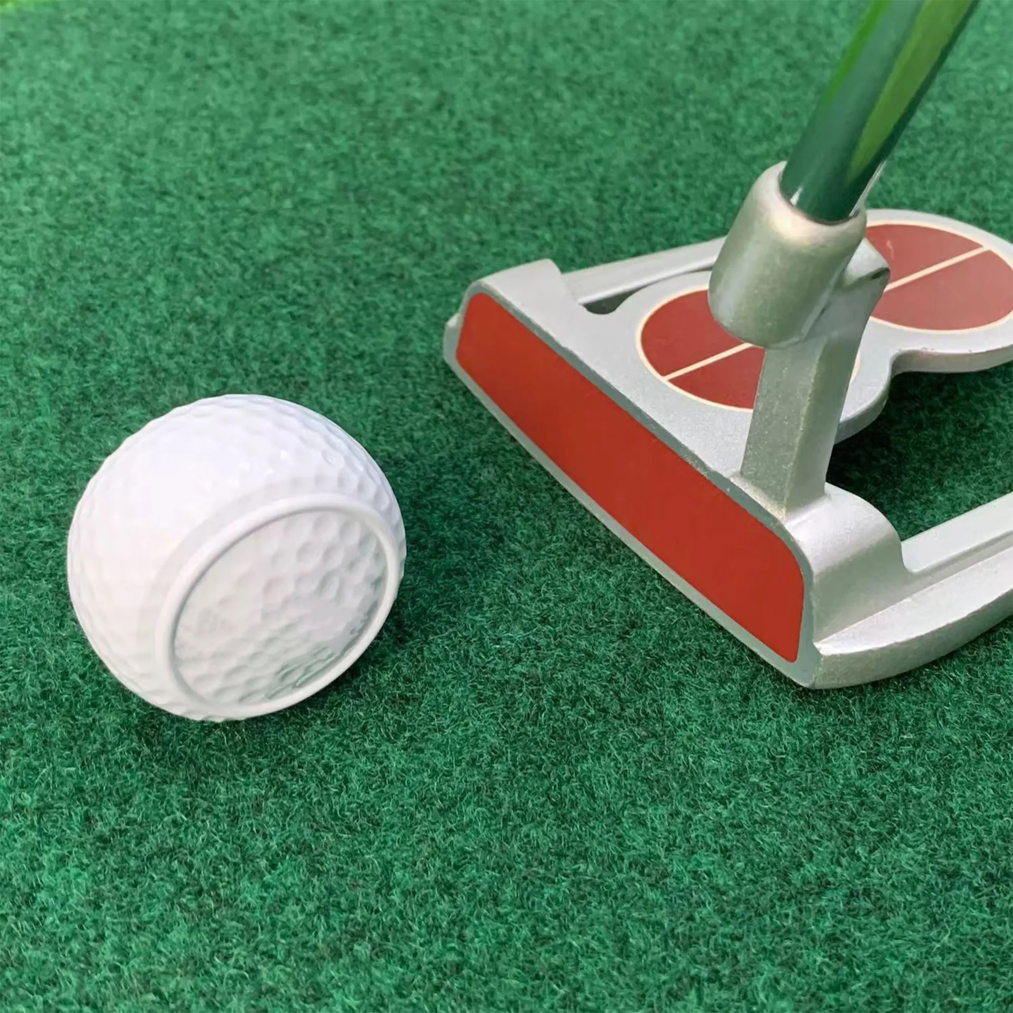 Golf Practice Ball Flat Customizable Logo 1