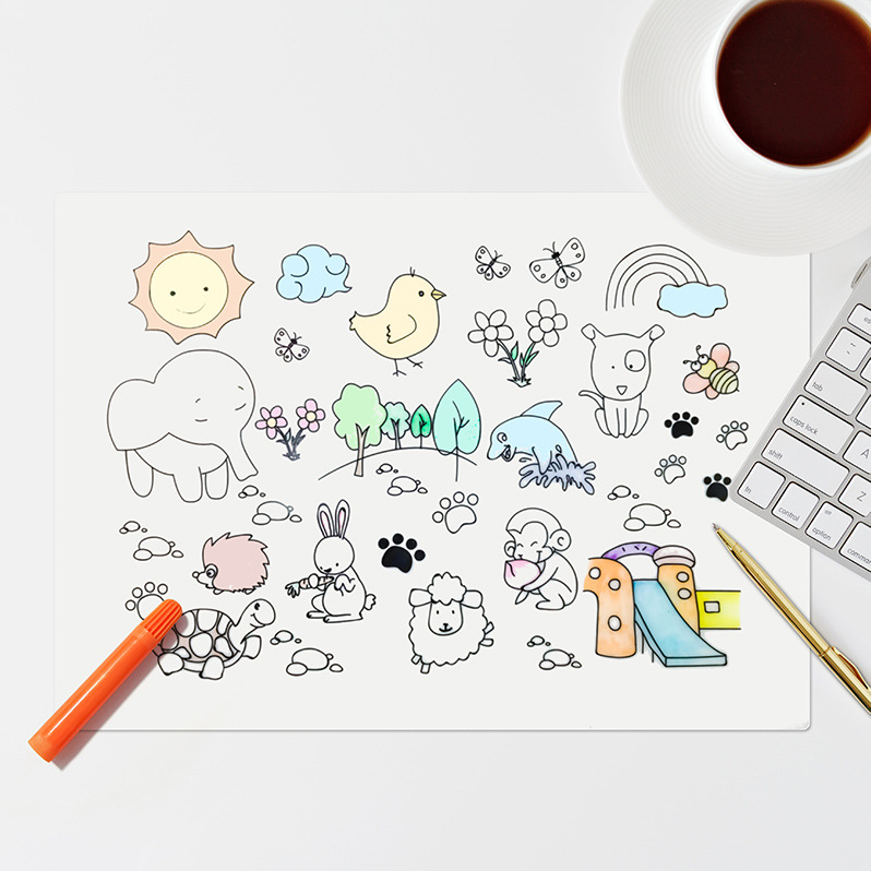 Silicone Coloring Placemat 1