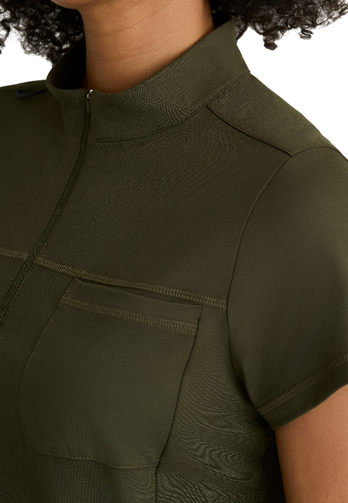 Barco One Performance Knit - Women's Three-Pocket Mock Neck Vigor Scrub Top 13