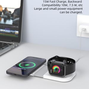 2 In 1 Foldable Magnetic Power Wireless Charging Station 2