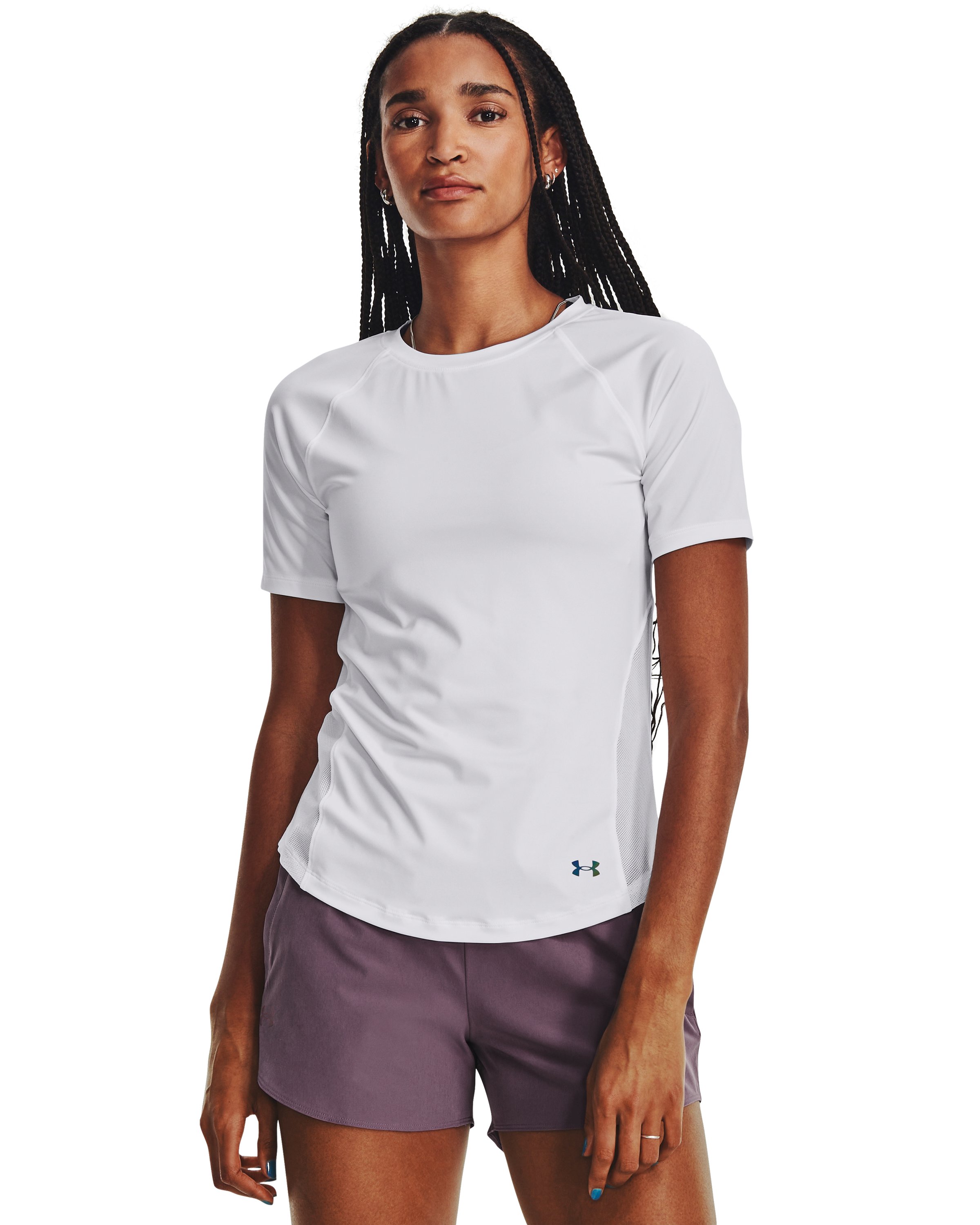 Women's UA RUSH Mesh Short Sleeve  3