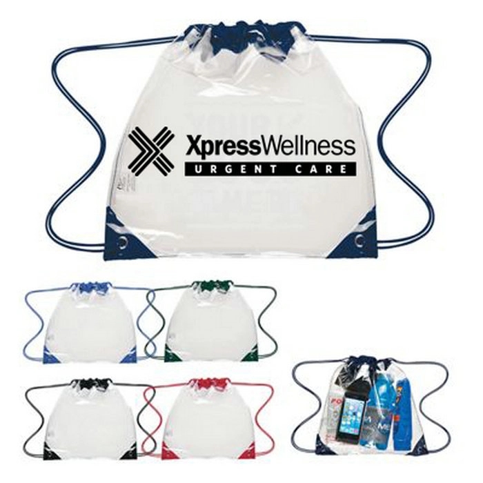 Transparent Drawstring Backpack 4