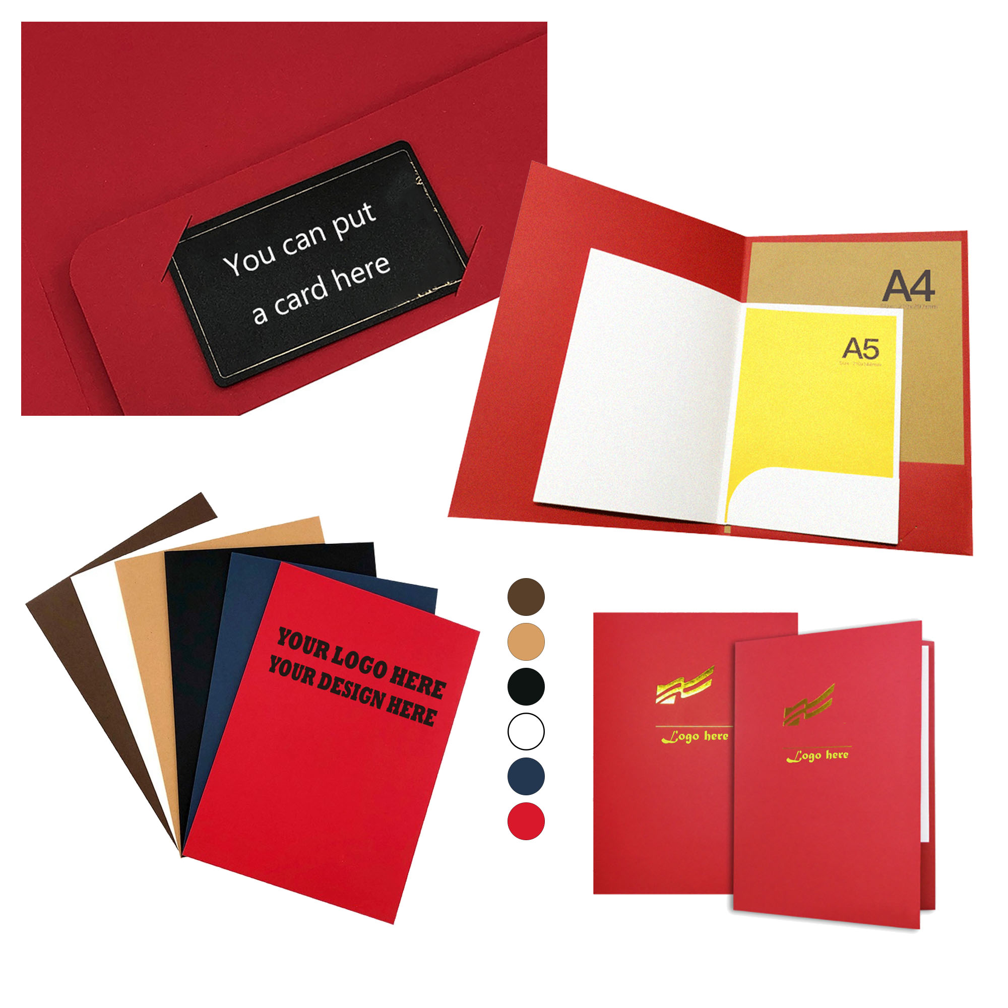 MOQ500 Hard Card Folder (A4 Size) 1