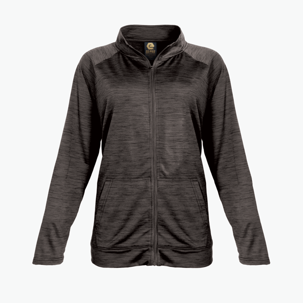 #L250 / Imperial Space Dye Women's Full Zip Mock-Neck Jacket 1