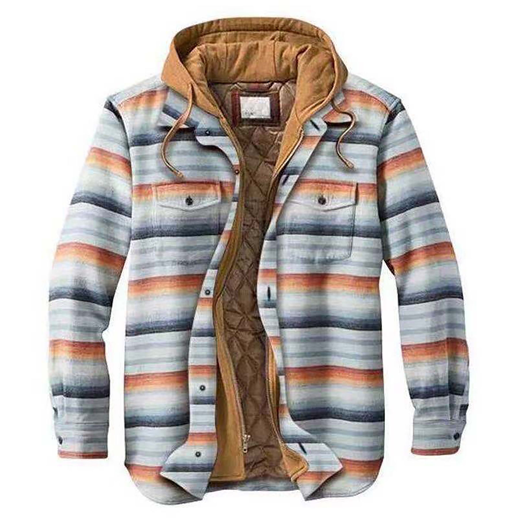 Plaid Cotton Hooded Jacket 27