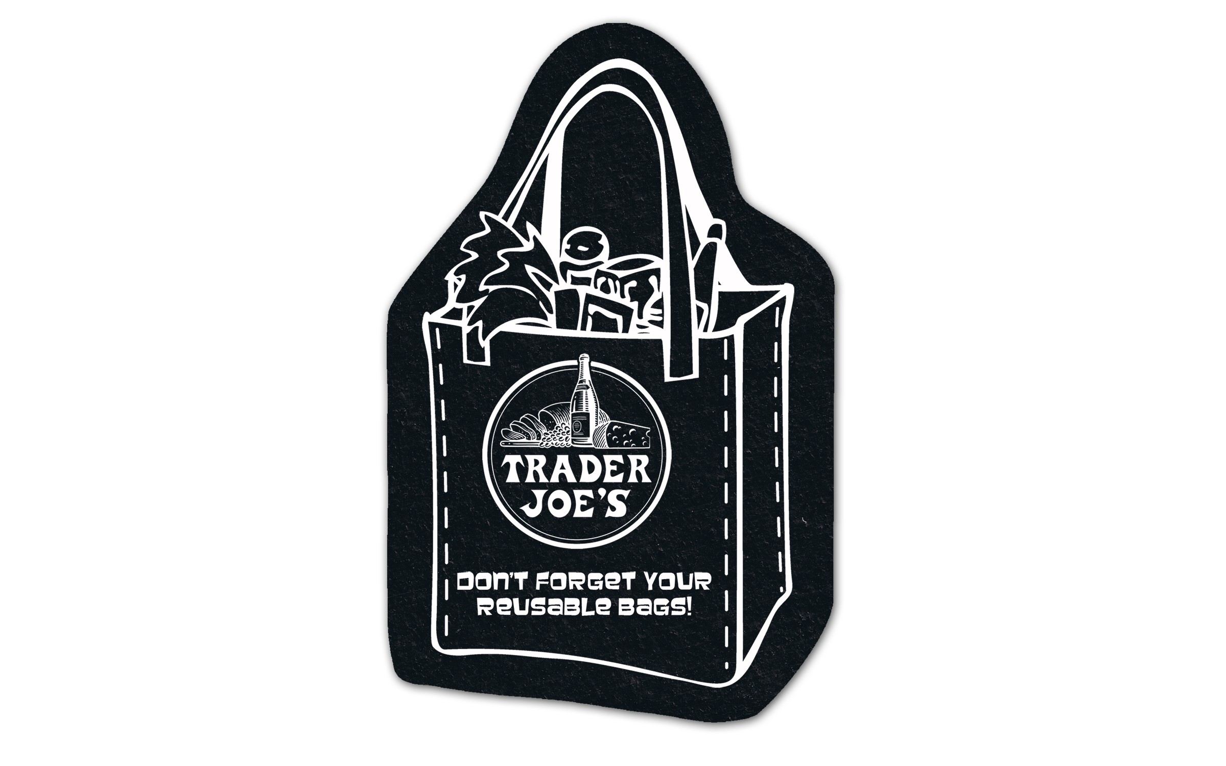 Tote Bag Flat Tire Coaster 3
