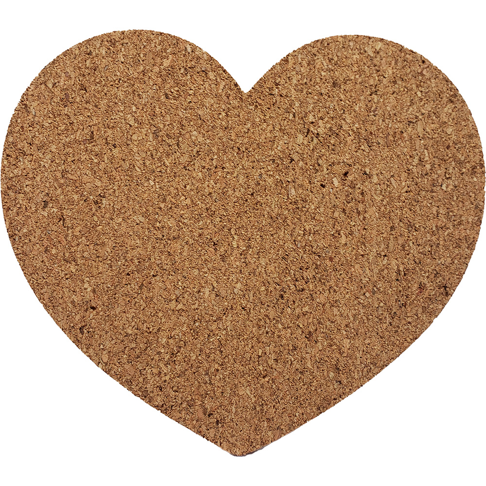 Cork Coaster Heart 2