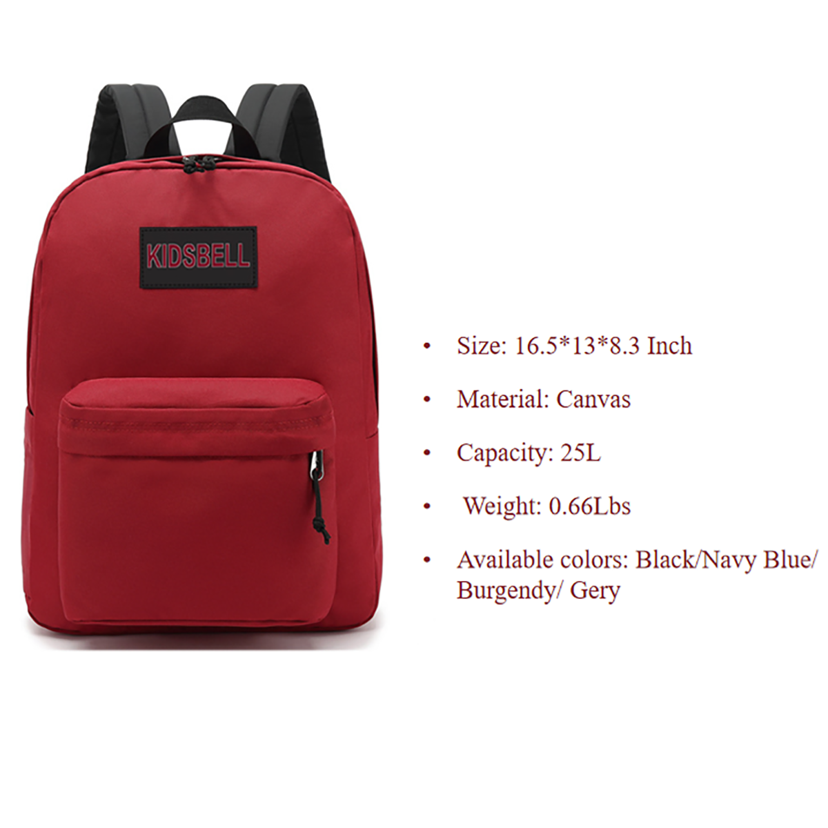 Lightweight School Classic Bookbag 4