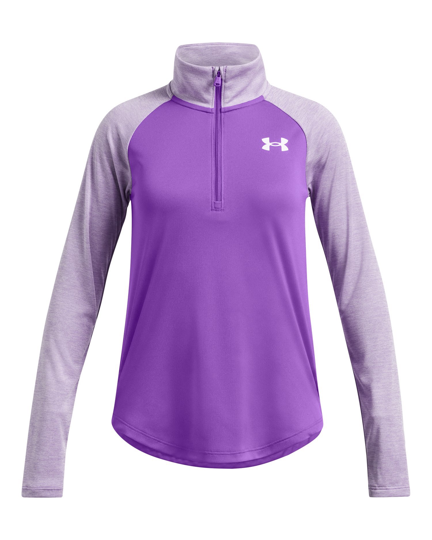UA Tech Graphic Girls'  Zip 7