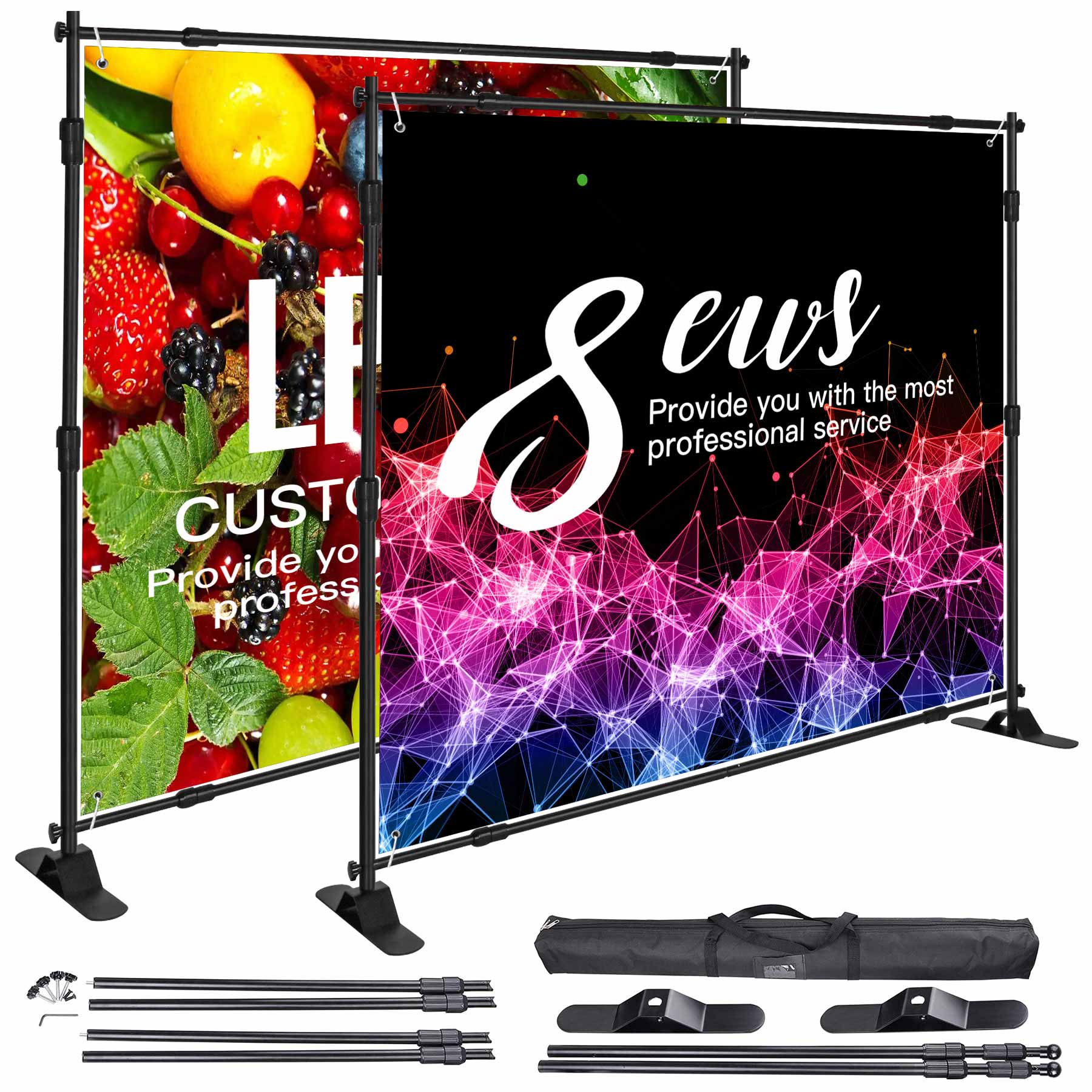 Heavy Duty Backdrop Banner Stand Kit 2