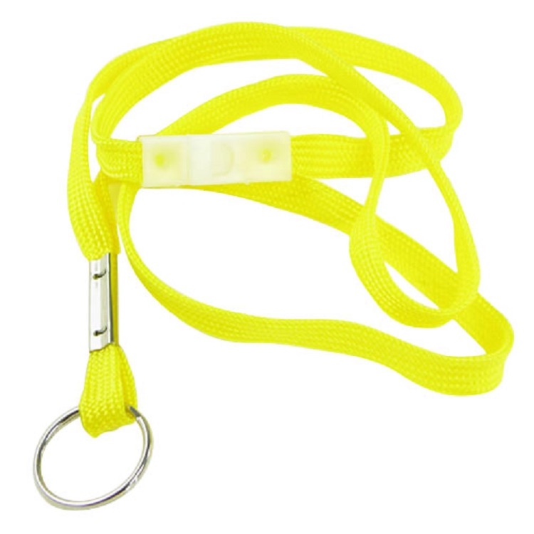 3/8" x 36" Flat Nylon Breakaway Lanyard with Split Ring 8