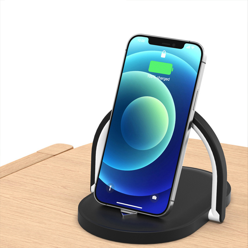 Foldable wireless charger 15W fast charge, three-in-one mobile phone holder 2