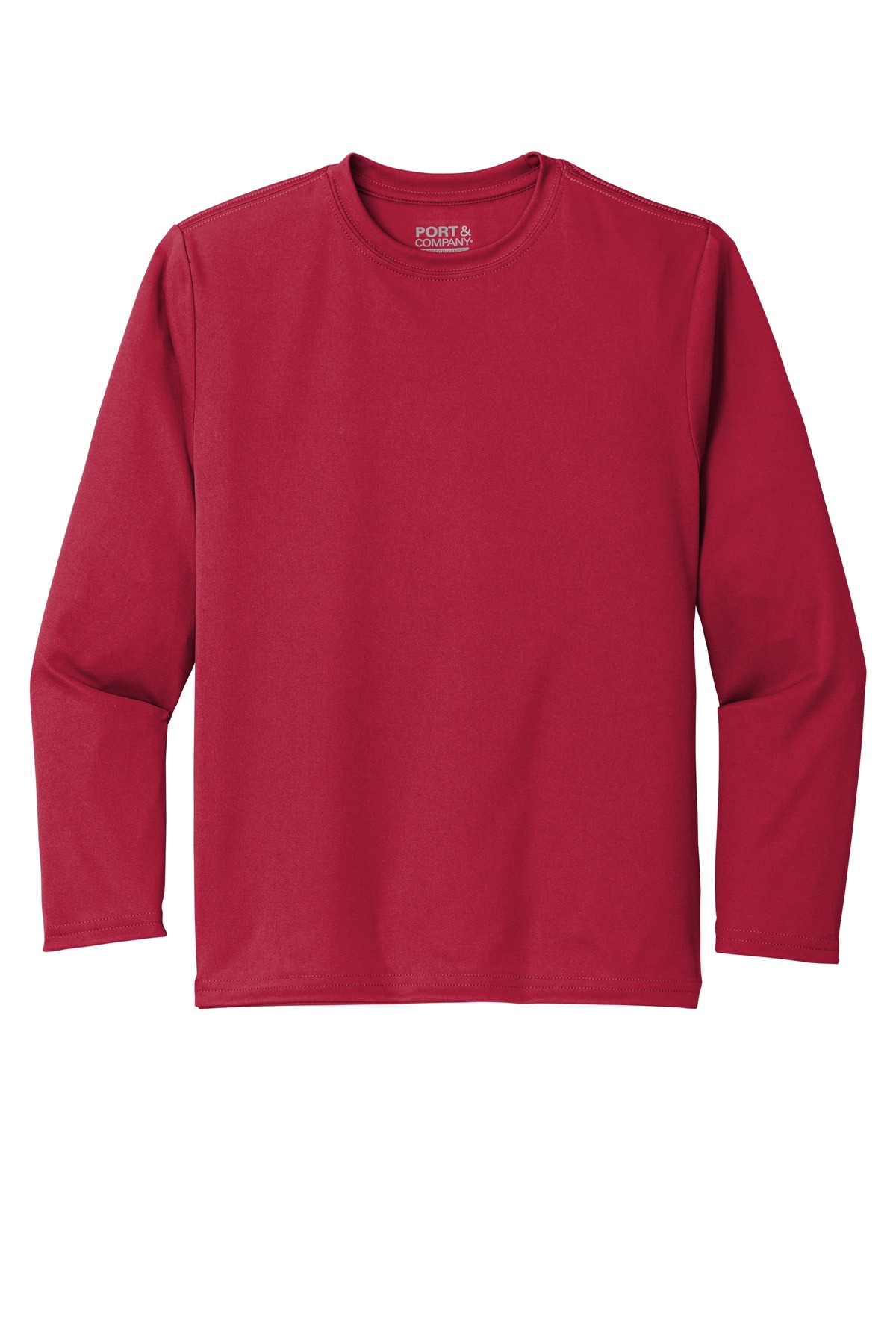 Port & Co Youth Long Sleeve Performance Tee PC380YLS 3