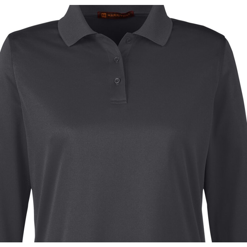 Harriton Ladies' Advantage Snag Protection Plus IL Long Sleeve Polo 20
